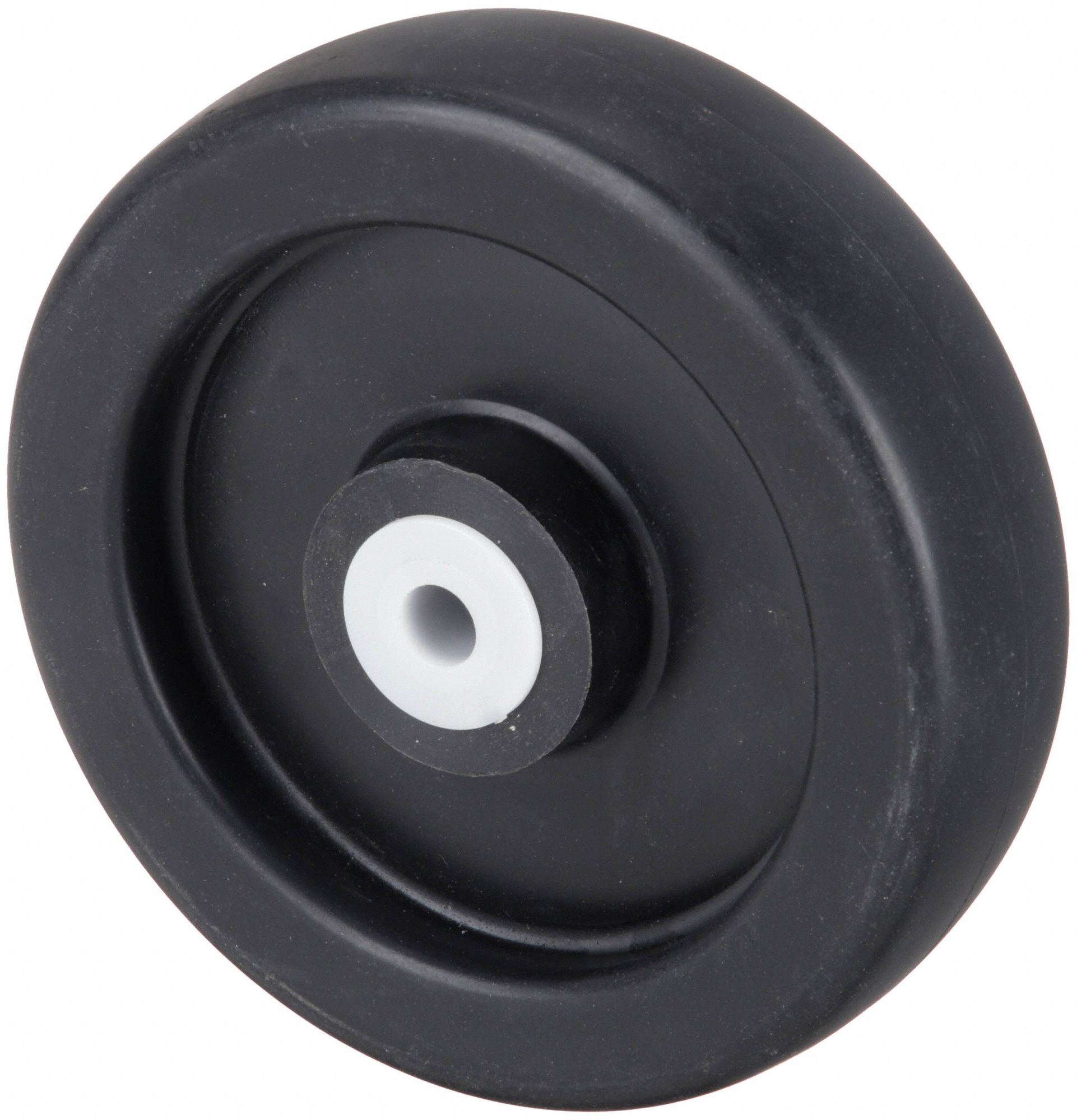POLYOLEFIN TREAD WHEEL, 4 IN WHEEL DIAMETER, 1¼ IN WHEEL W, 300 LB LOAD RATING