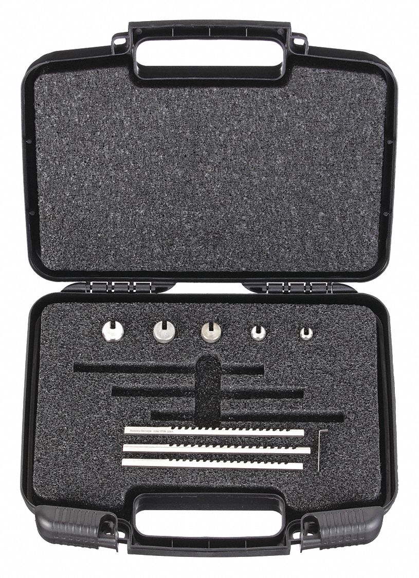 KEYWAY BROACH SET, I BROACH, 1/16 IN SMALLEST BROACH, ⅛ IN LARGEST BROACH, 3-PC