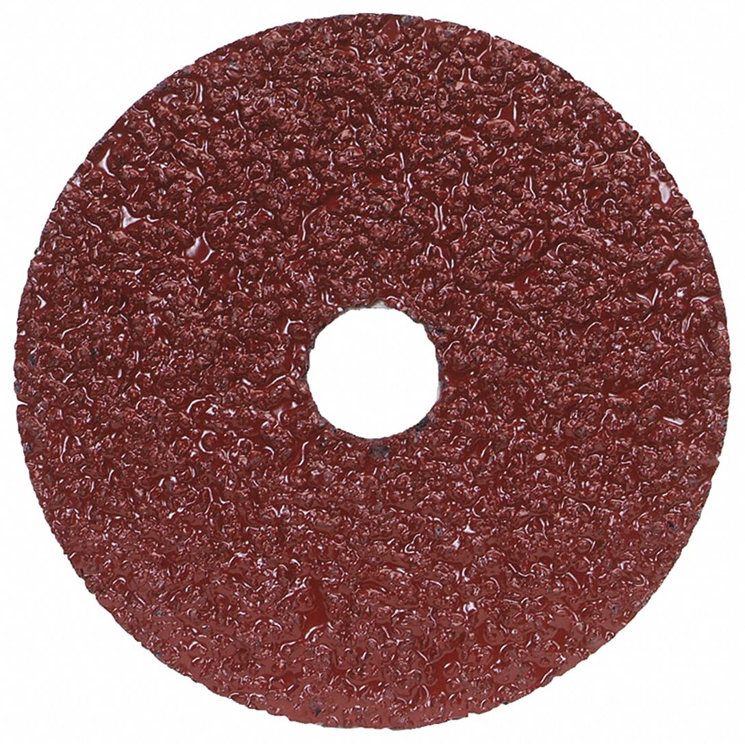 Fiber Disc: 5" x 7/8", Aluminum Oxide, 80 Grit, F240, 25 PK