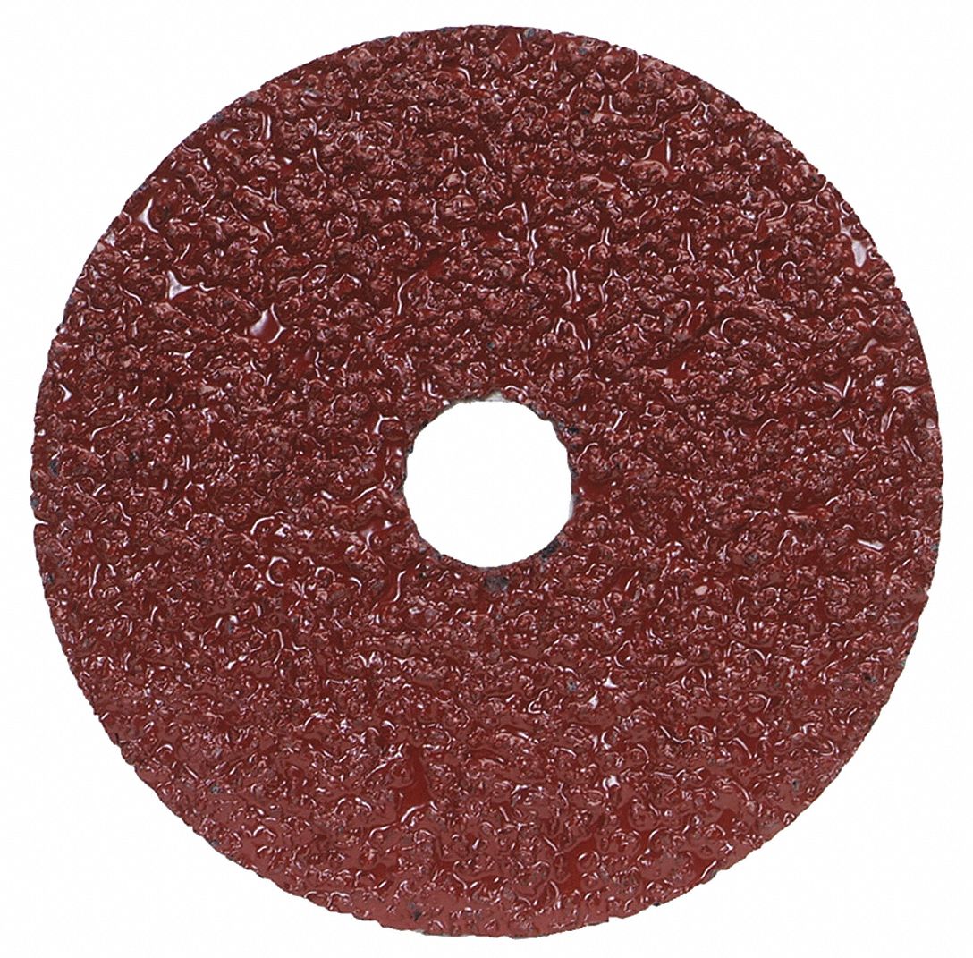 Fiber Disc: 5" x 7/8", Aluminum Oxide, 100 Grit, F240, 25 PK