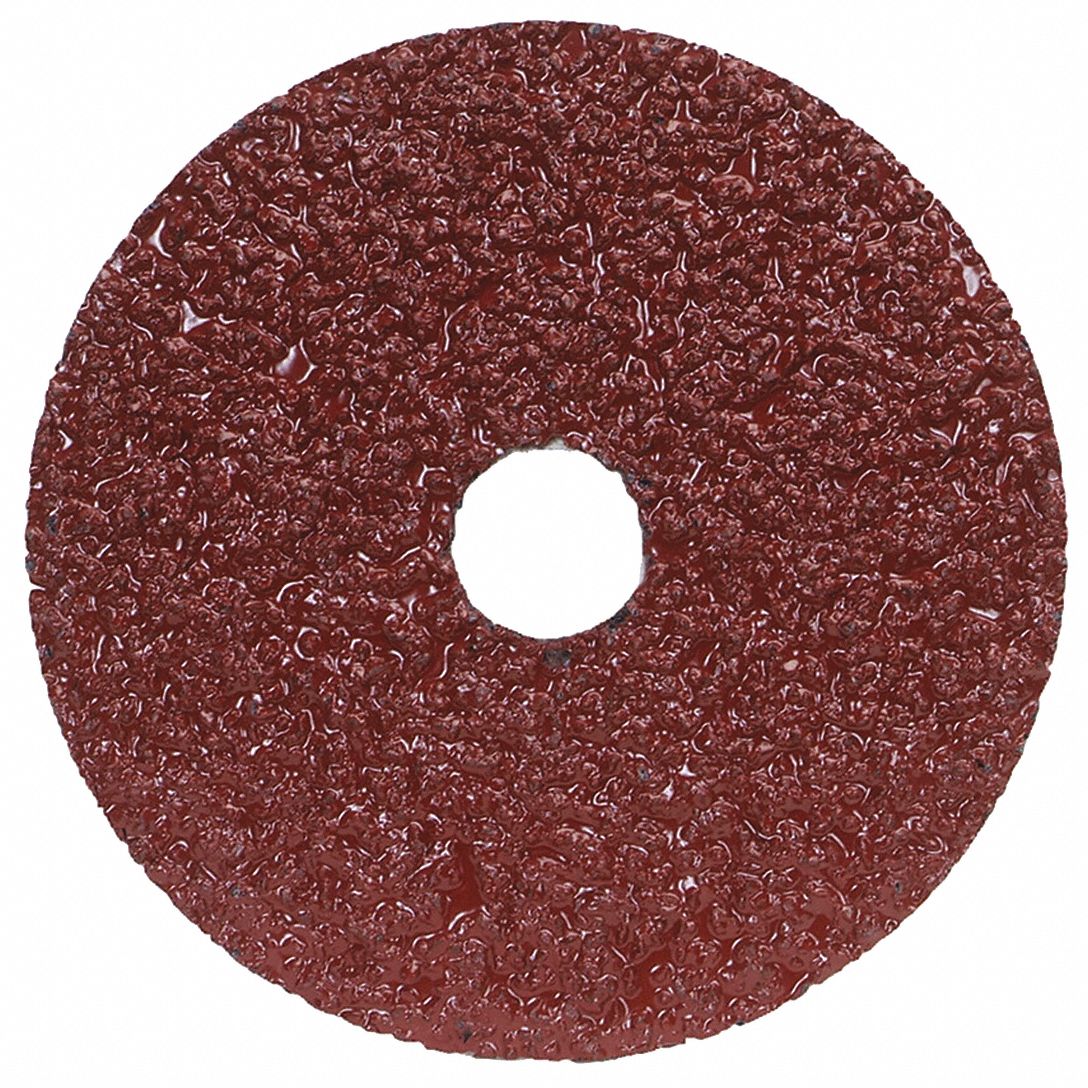 Fiber Disc: 7" x 7/8", Aluminum Oxide, 24 Grit, F240, 25 PK