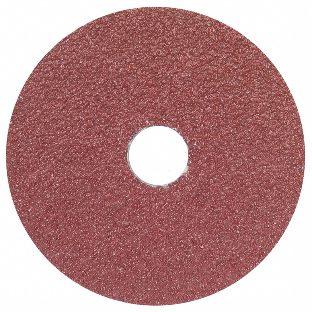 FIBER DISC,36 GRIT,5 IN DIA,PK60