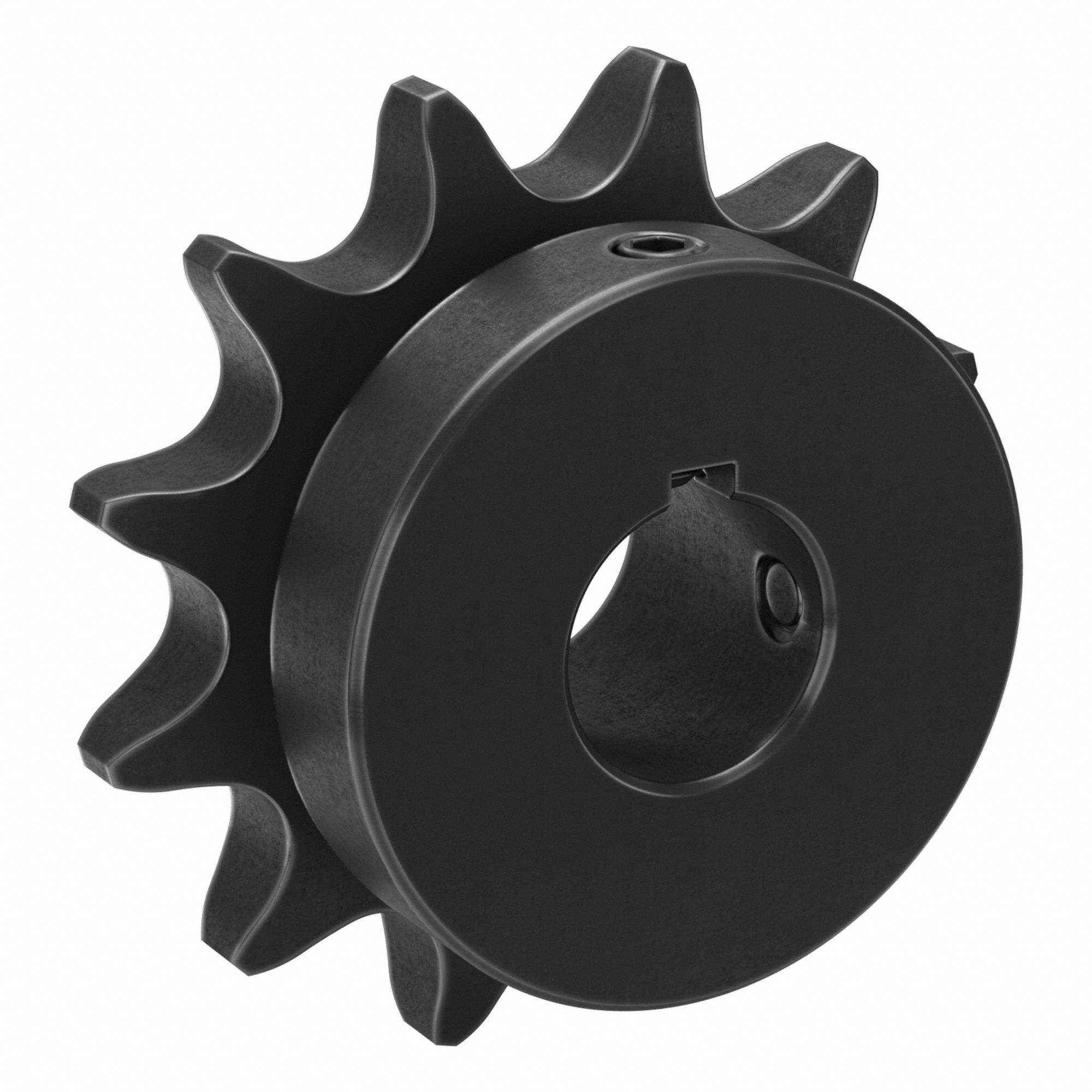 Single Strand Sprocket: 50, For 5/8 in Chain Pitch, 3/4 in Bore Dia, 12 Teeth, Steel