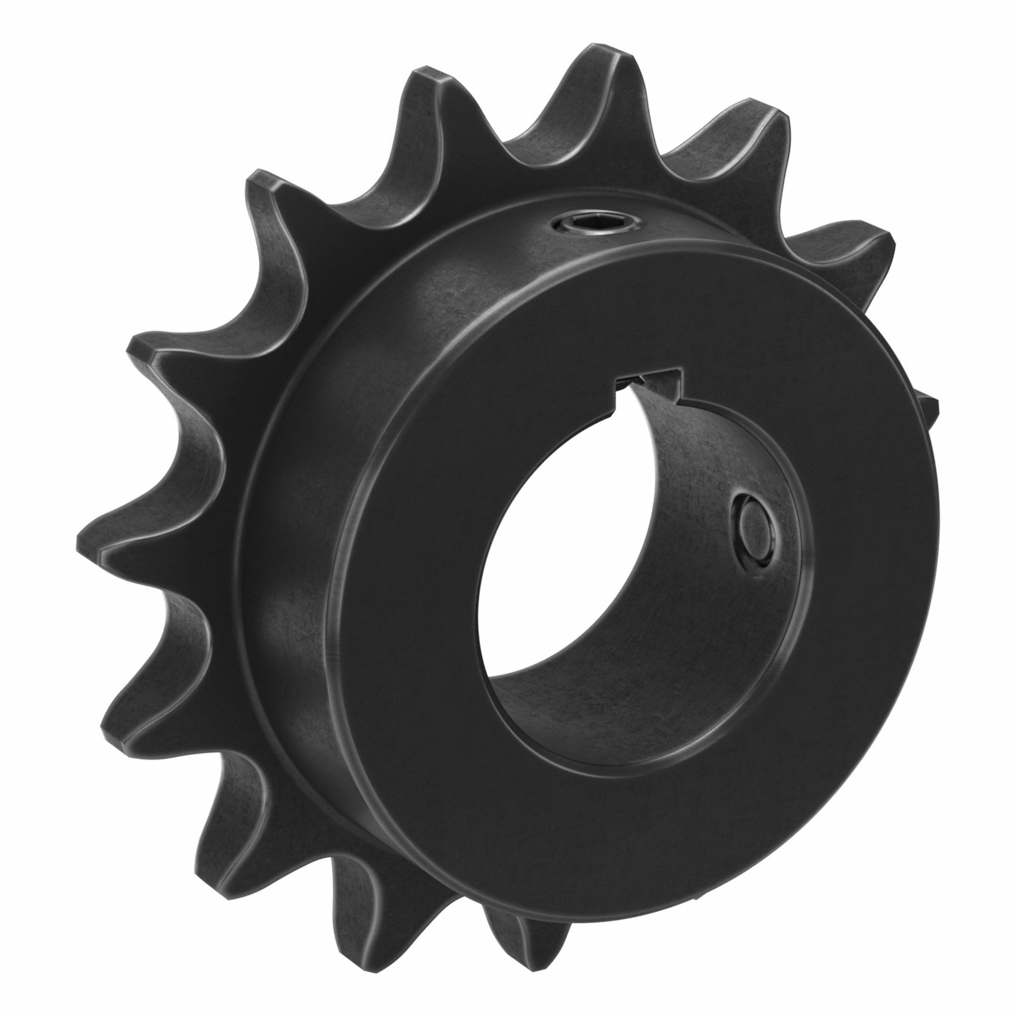 Single Strand Sprocket: 50, For 5/8 in Chain Pitch, 1 1/4 in Bore Dia, 15 Teeth, Steel