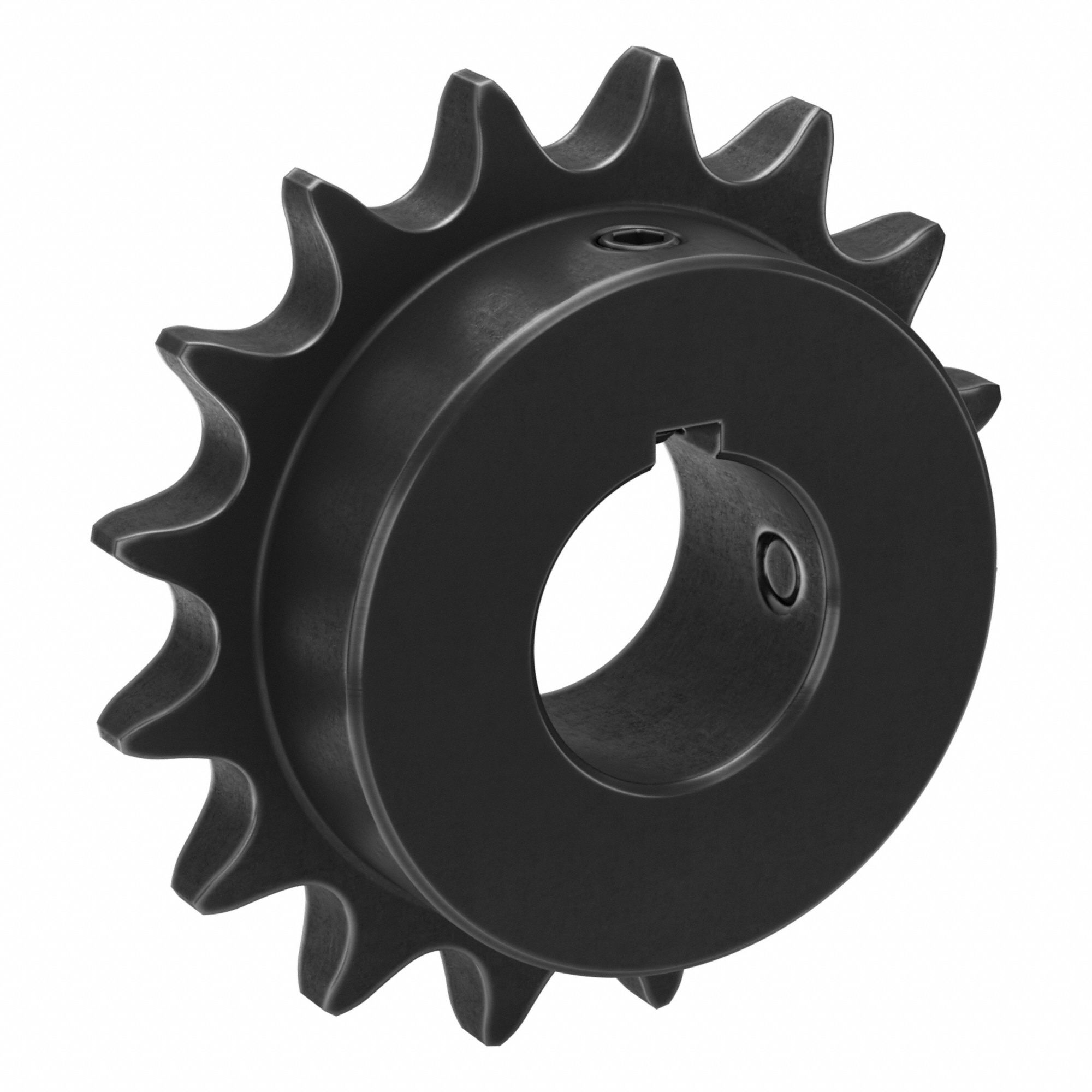 Single Strand Sprocket: 50, For 5/8 in Chain Pitch, 1 1/8 in Bore Dia, 16 Teeth, Steel
