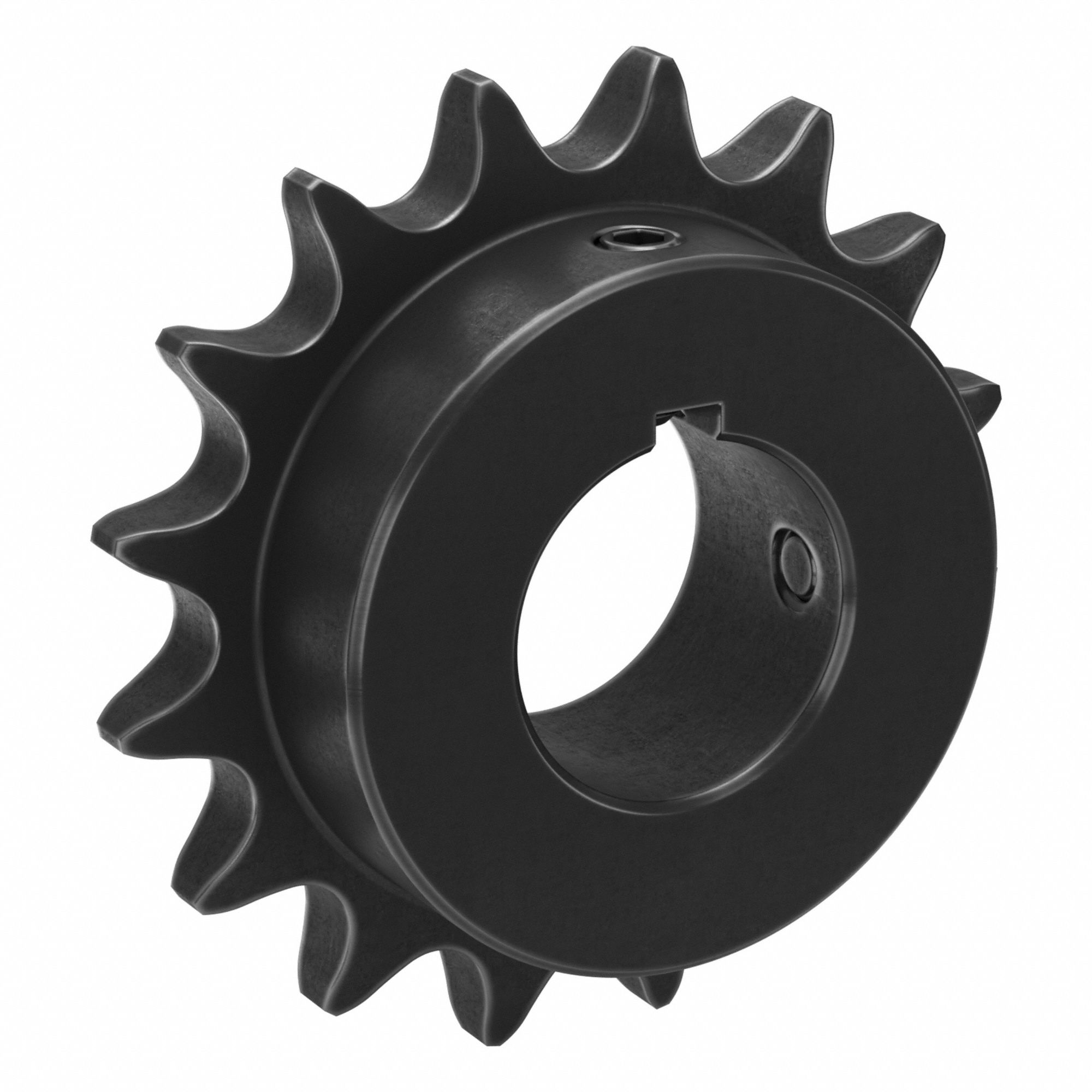 Single Strand Sprocket: 50, For 5/8 in Chain Pitch, 1 1/4 in Bore Dia, 16 Teeth, Steel