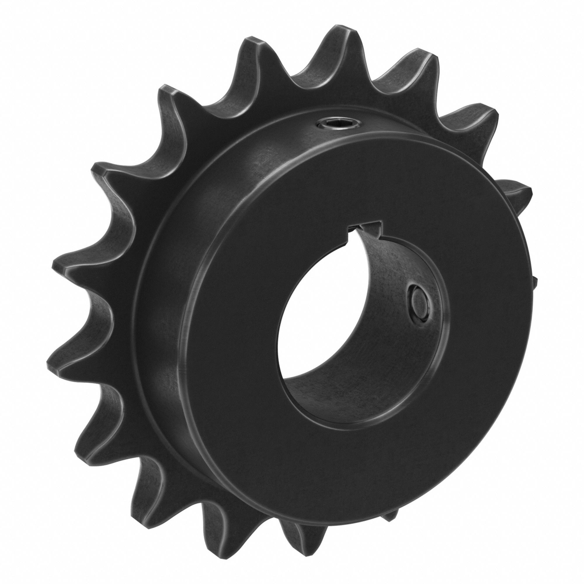 Single Strand Sprocket: 50, For 5/8 in Chain Pitch, 1 1/4 in Bore Dia, 17 Teeth, Steel