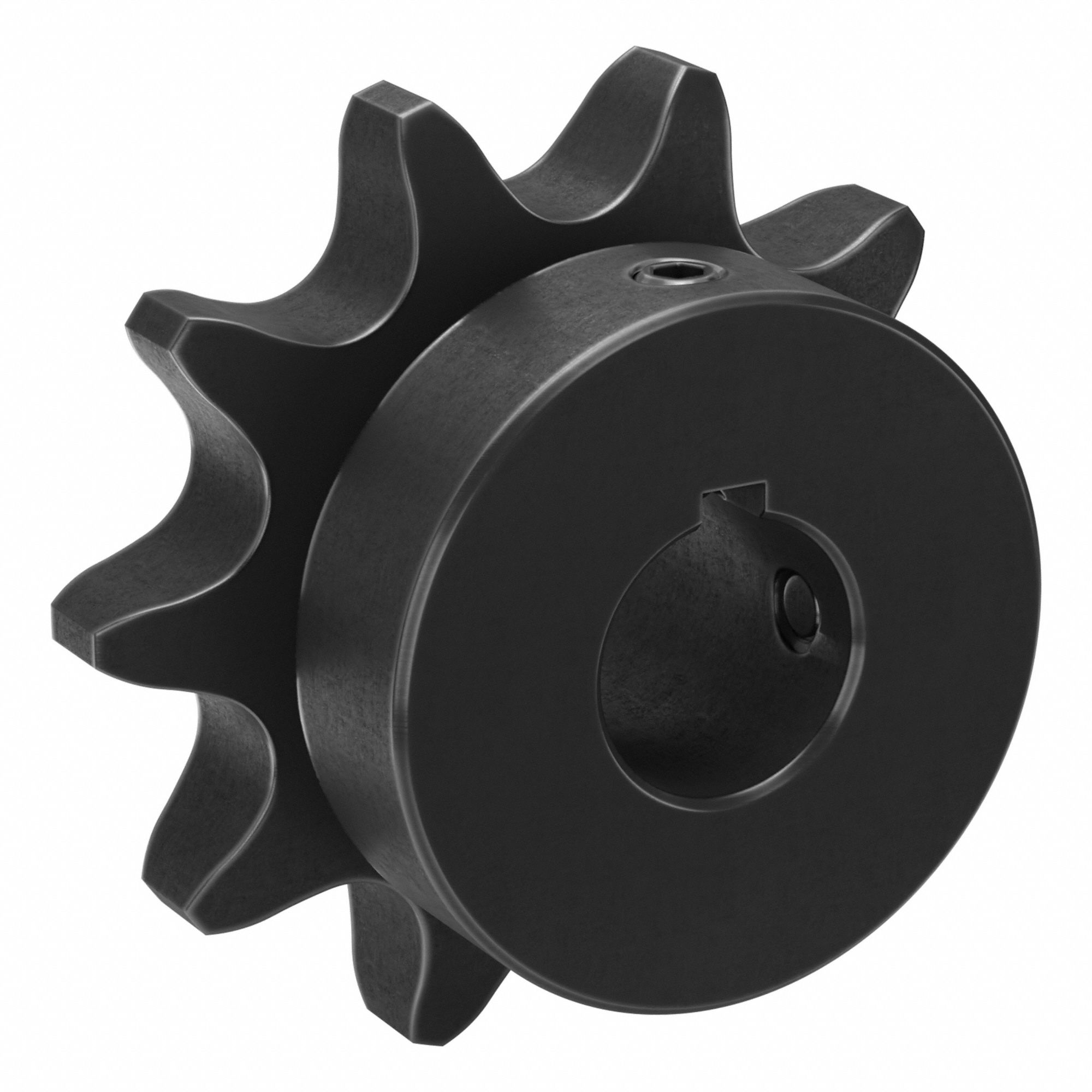 Single Strand Sprocket: 60, For 3/4 in Chain Pitch, 3/4 in Bore Dia, 10 Teeth, Steel