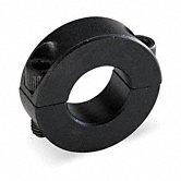 Black Oxide Finish 2 PCS Single Split Shaft Collar 1-9/16" Inch 