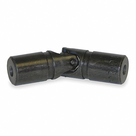 1 Solid D Stainless Steel Universal Joint Outside Dia. Overall Length 3-3/8