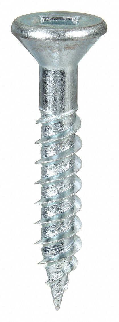 WOOD SCR CSK82 SQ ST ZP #8x3/4L PK100