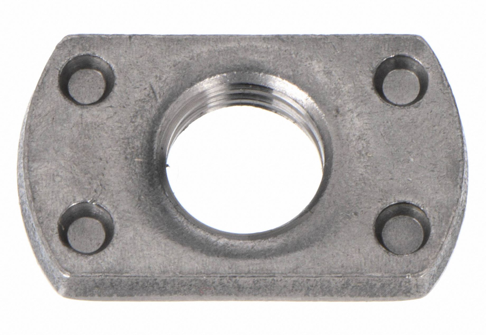 GRAINGER APPROVED 1/4"20 Tab Base Weld Nut with Projections, Steel