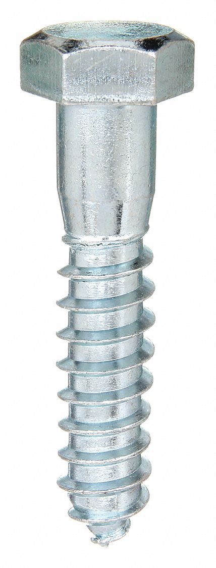 30 Pack 1/2 X 5 Inch Galvanized Lag Bolts - Hex Head Wood Screws (Grade 307A)