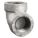 90 °  ELBOW: MALLEABLE IRON, ¾ IN X ¾ IN, NPT X NPT THREAD, CLASS 300