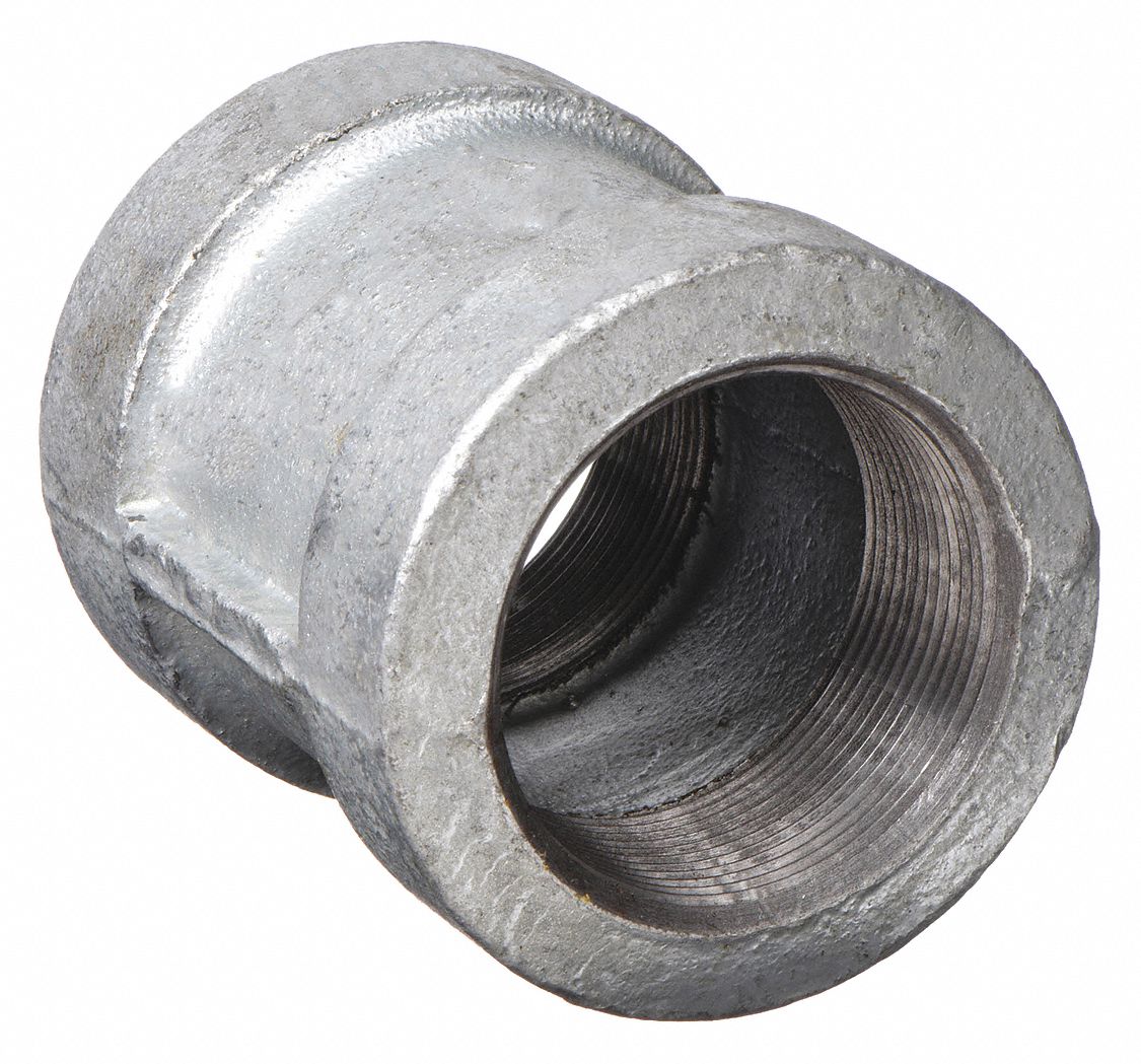 COUPLING: MALLEABLE IRON, 1¼ IN X 1¼ IN, NPT X NPT THREAD, CLASS 300