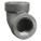 90 °  ELBOW: MALLEABLE IRON, ¾ IN X ¾ IN FITTING, FEMALE NPT X FEMALE NPT, CLASS 300