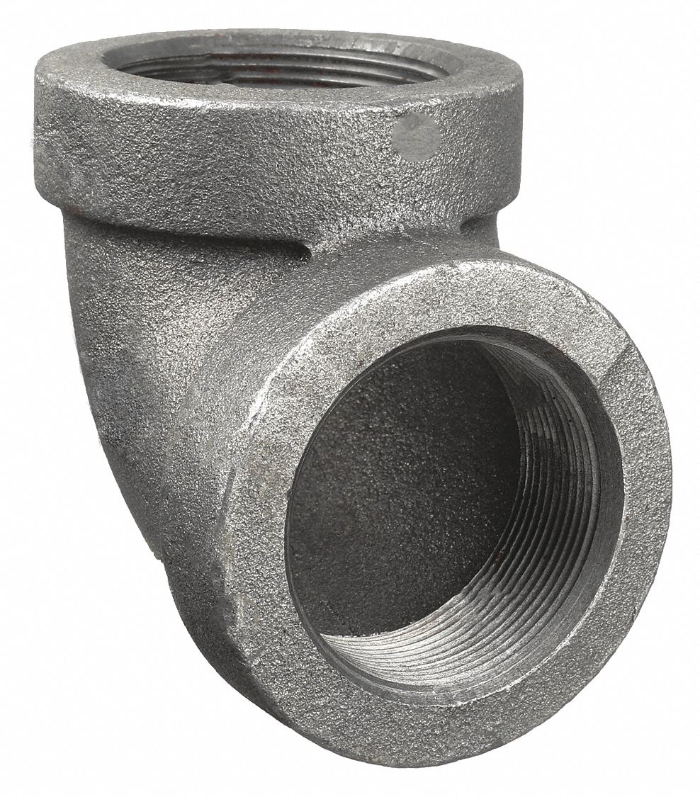 90 °  ELBOW: MALLEABLE IRON, 1½ IN X 1½ IN FITTING, FEMALE NPT X FEMALE NPT, CLASS 300