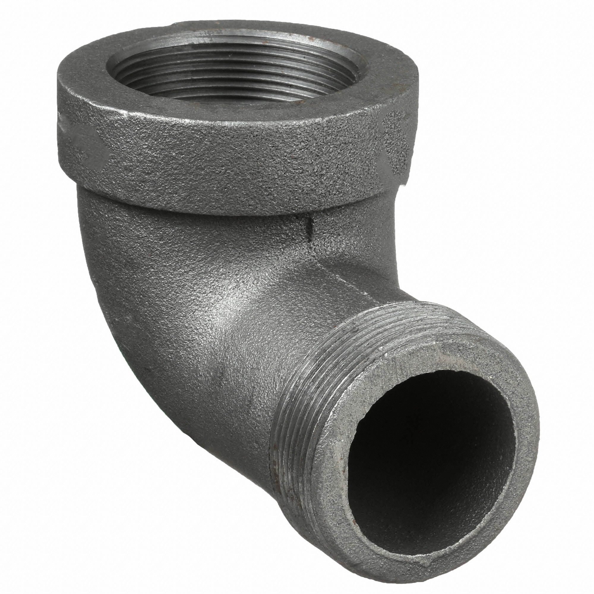 GRAINGER APPROVED Street Elbow, 90 Degrees, FNPT x MNPT, 11/4 in Pipe Size Pipe Fitting