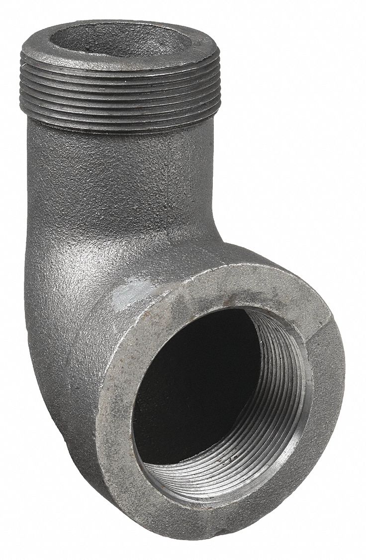 90 °  STREET ELBOW: MALLEABLE IRON, 2 IN X 2 IN FITTING, FEMALE NPT X MALE NPT, CLASS 300