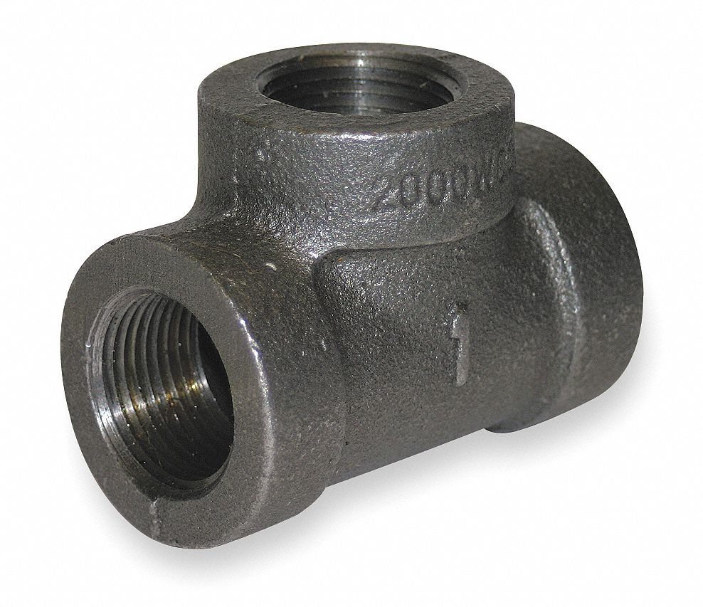MUELLER Conexión T, HNPT, 1" Tamaño de Tubería (Acople de Tubería