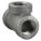 TEE: MALLEABLE IRON, ¾ IN X ¾ IN X ¾ IN FITTING PIPE SIZE, CLASS 300