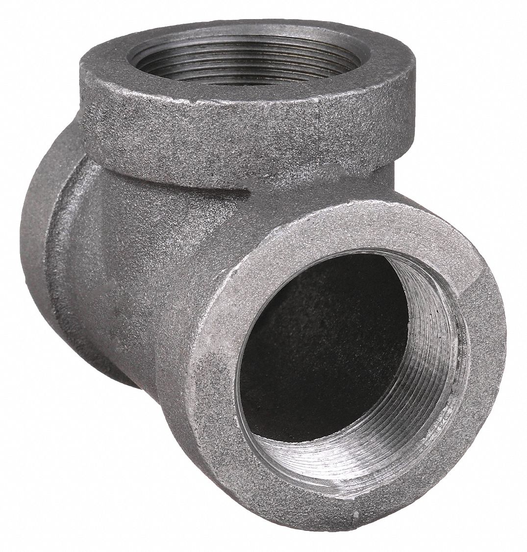 TEE: MALLEABLE IRON, 1¼ IN X 1¼ IN X 1¼ IN FITTING PIPE SIZE, CLASS 300