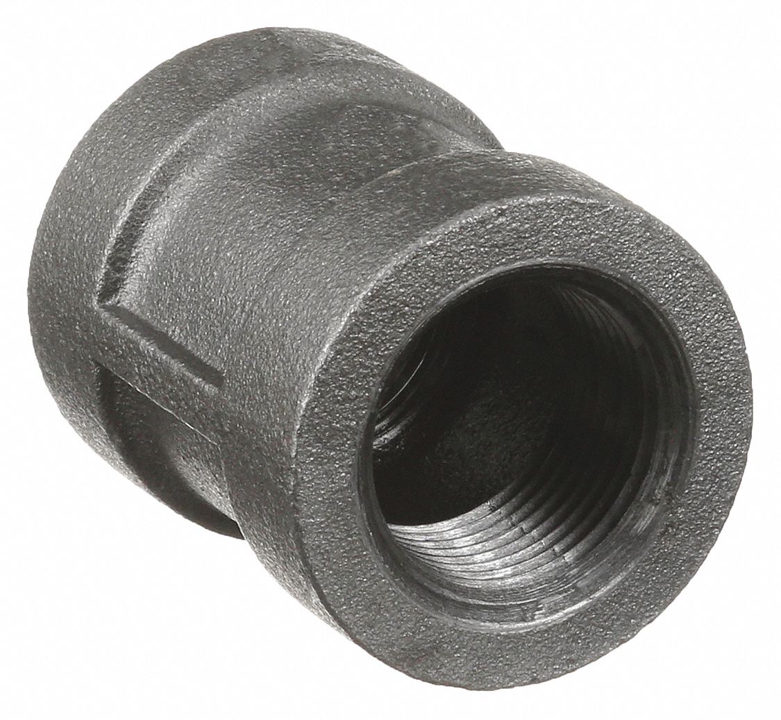 COUPLING: MALLEABLE IRON, ¼ IN X ¼ IN FITTING, FEMALE NPT X FEMALE NPT, CLASS 300