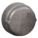 ROUND CAP: MALLEABLE IRON, 2 IN FITTING PIPE SIZE, FEMALE NPT