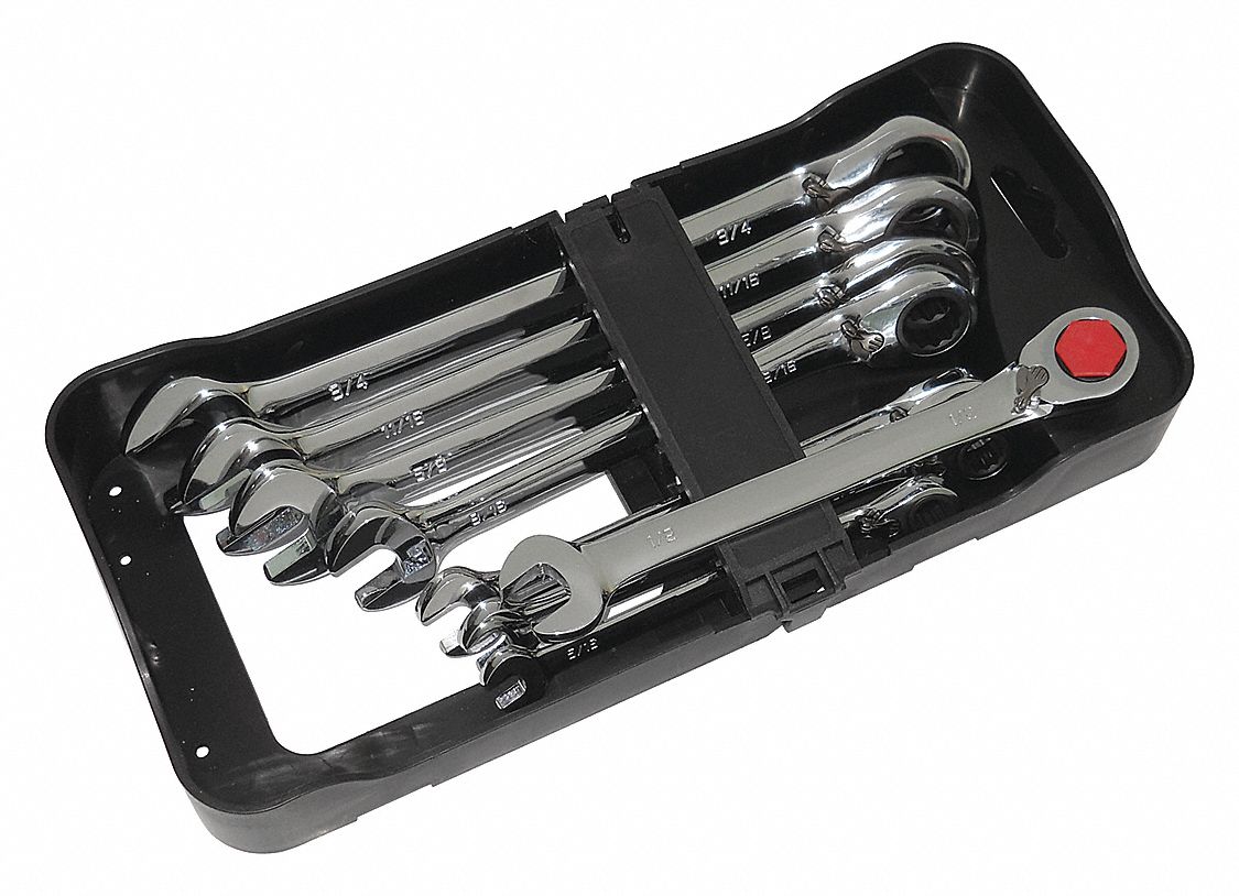 WESTWARD Ratcheting Wrench Set, Combination 1LCE21LCE2 Grainger