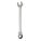 COMBINATION WRENCH, ALLOY STEEL, CHROME, 22 MM HEAD SIZE, 11 1/4 IN OVERALL L, STANDARD