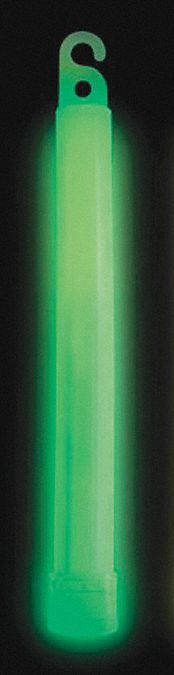 Green Lightstick, 6 in Length, 12 hr Duration, 10 PK