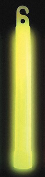 Yellow Lightstick, 6 in Length, 12 hr Duration, 10 PK