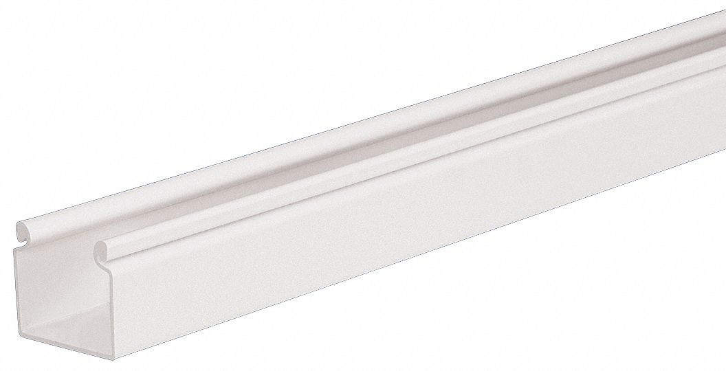 PANDUIT Wiring Duct for Hinged Covers, White, 6 ft Length, 3.25 in
