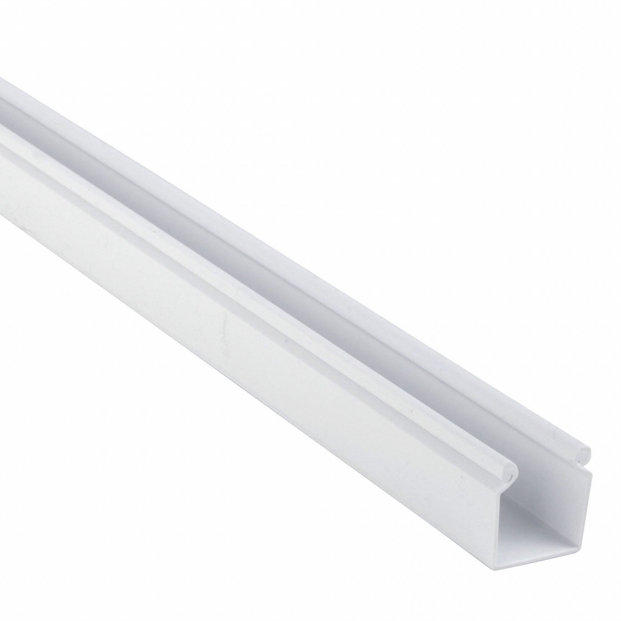 Wiring Duct for Hinged Covers: 1 1/2 in Nom Wd, 2 in Nom Ht, PVC, 72 in Lg, White