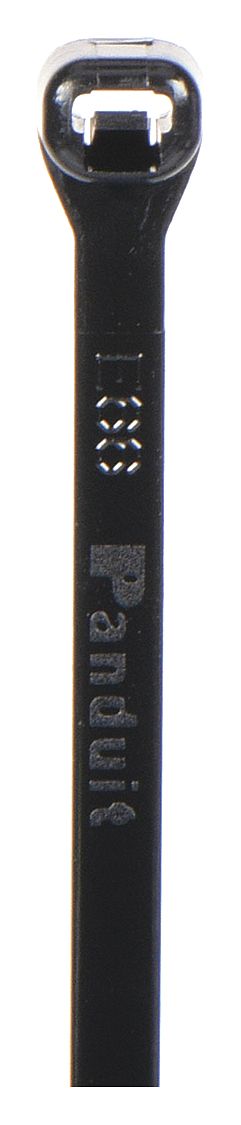 CABLE TIE, 4½ IN L, 1 IN MAX BUNDLE, 0.12 IN W, BLACK, 100 PK