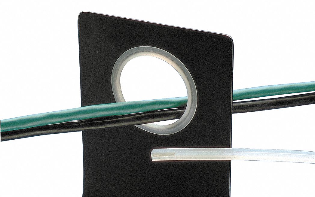 PANDUIT Solid Electrical Grommet Edging, 100 ft. Length, Polyethylene