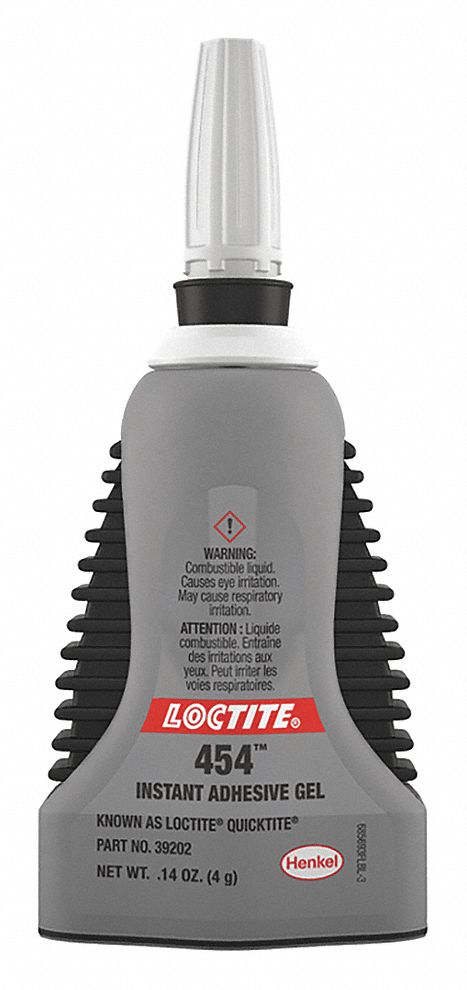 Loctite 454 QuickTite® Super Glue Gel - Instant Adhesive - 4g – R/A Hoerr
