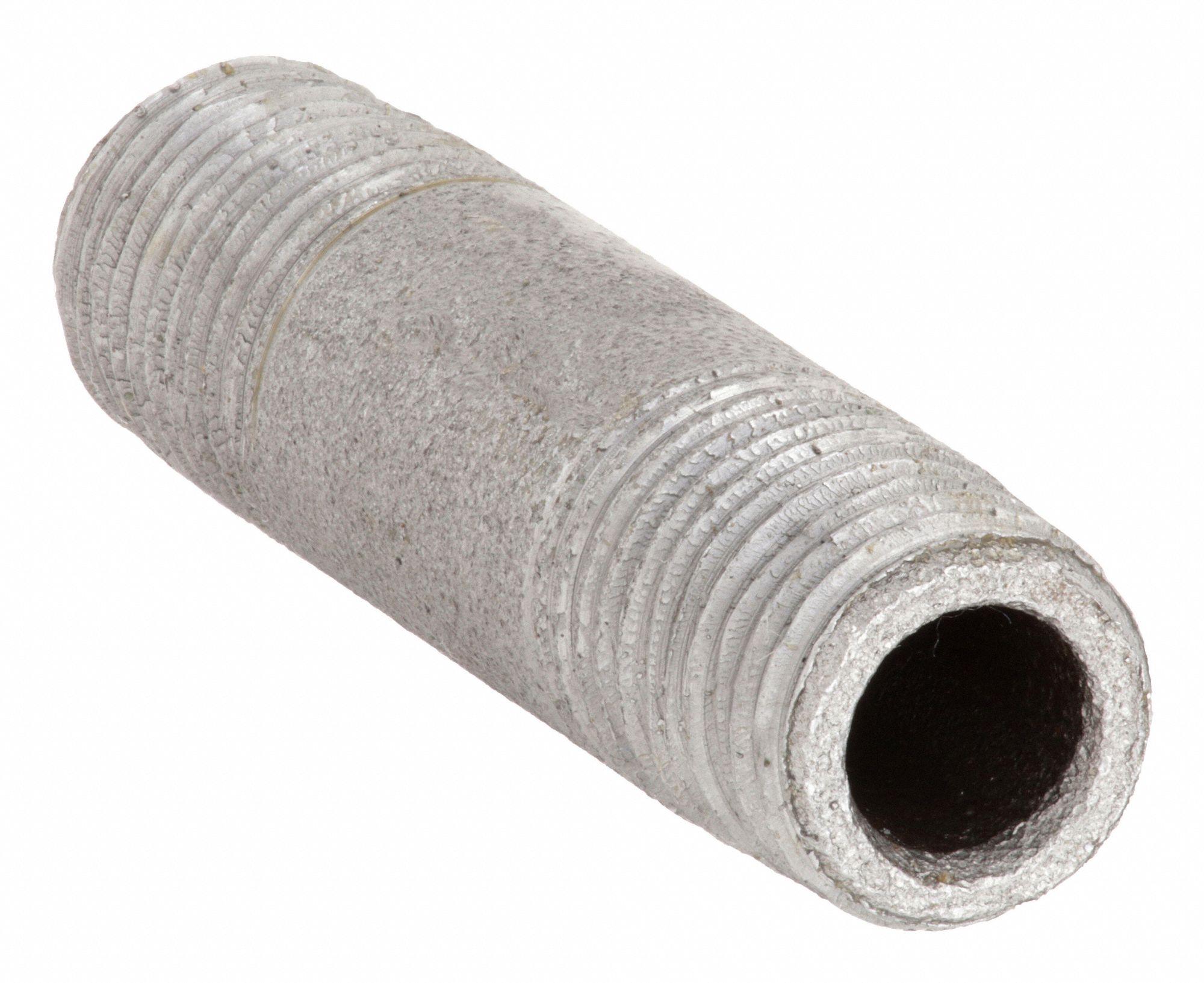 NIPPLE: BLACK STEEL, ¾ IN NOMINAL PIPE SIZE, 3 IN L, BOTH ENDS THREADED, SCHEDULE 80, SEAMLESS