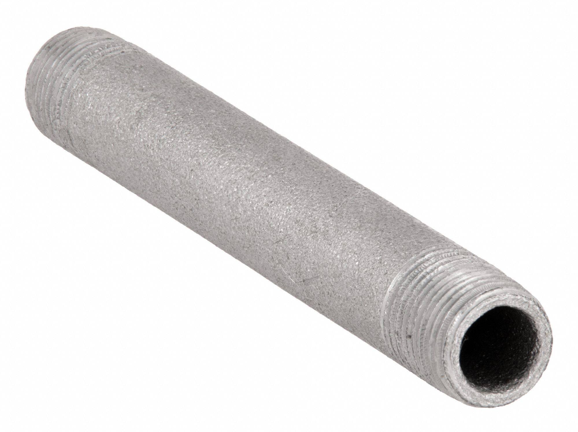 NIPPLE: BLACK STEEL, ¾ IN NOMINAL PIPE SIZE, 5½ IN L, BOTH ENDS THREADED, SCHEDULE 80