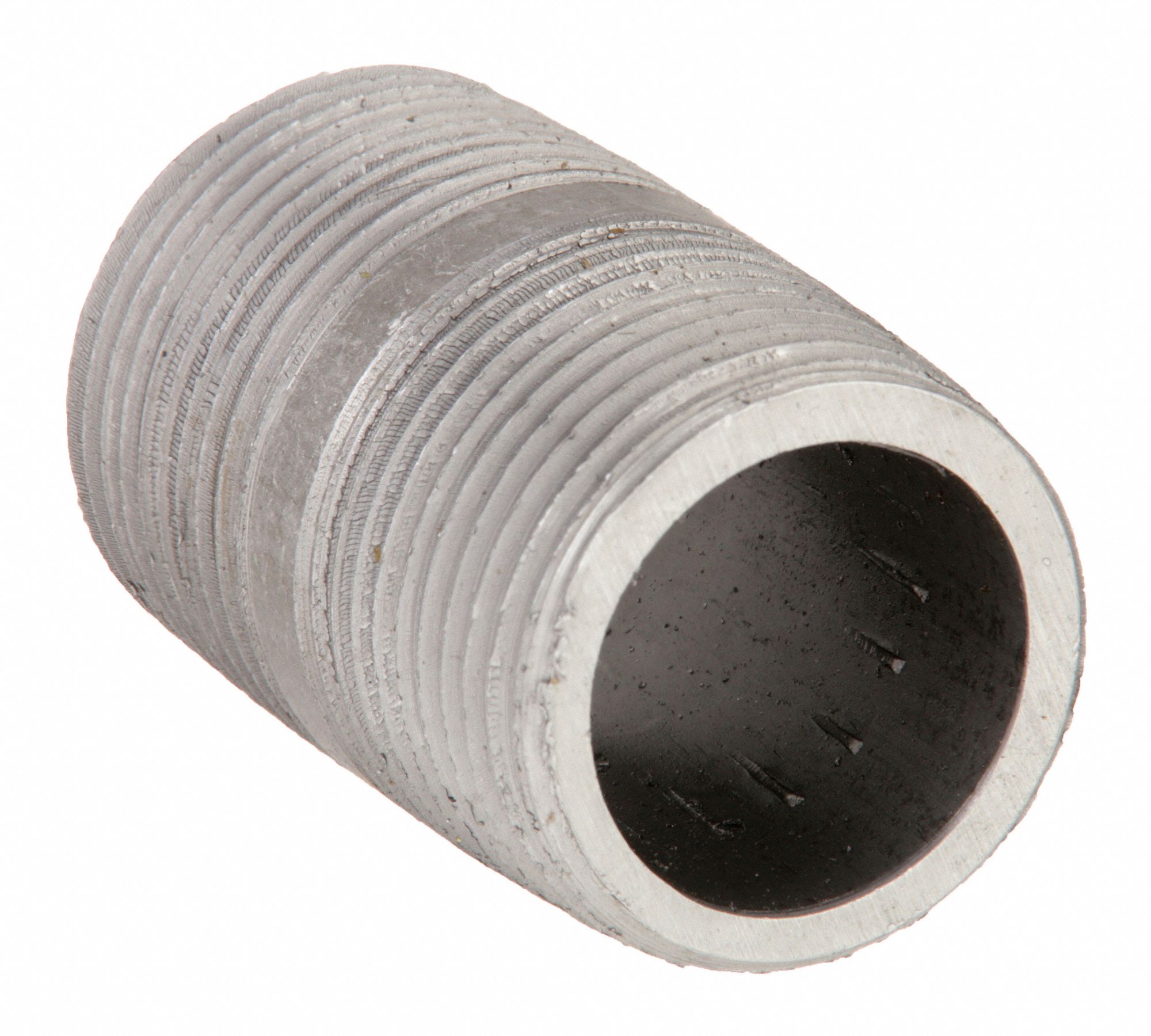 NIPPLE: BLACK STEEL, ¾ IN NOMINAL PIPE SIZE, 2 IN L, BOTH ENDS THREADED, SCHEDULE 80, SEAMLESS