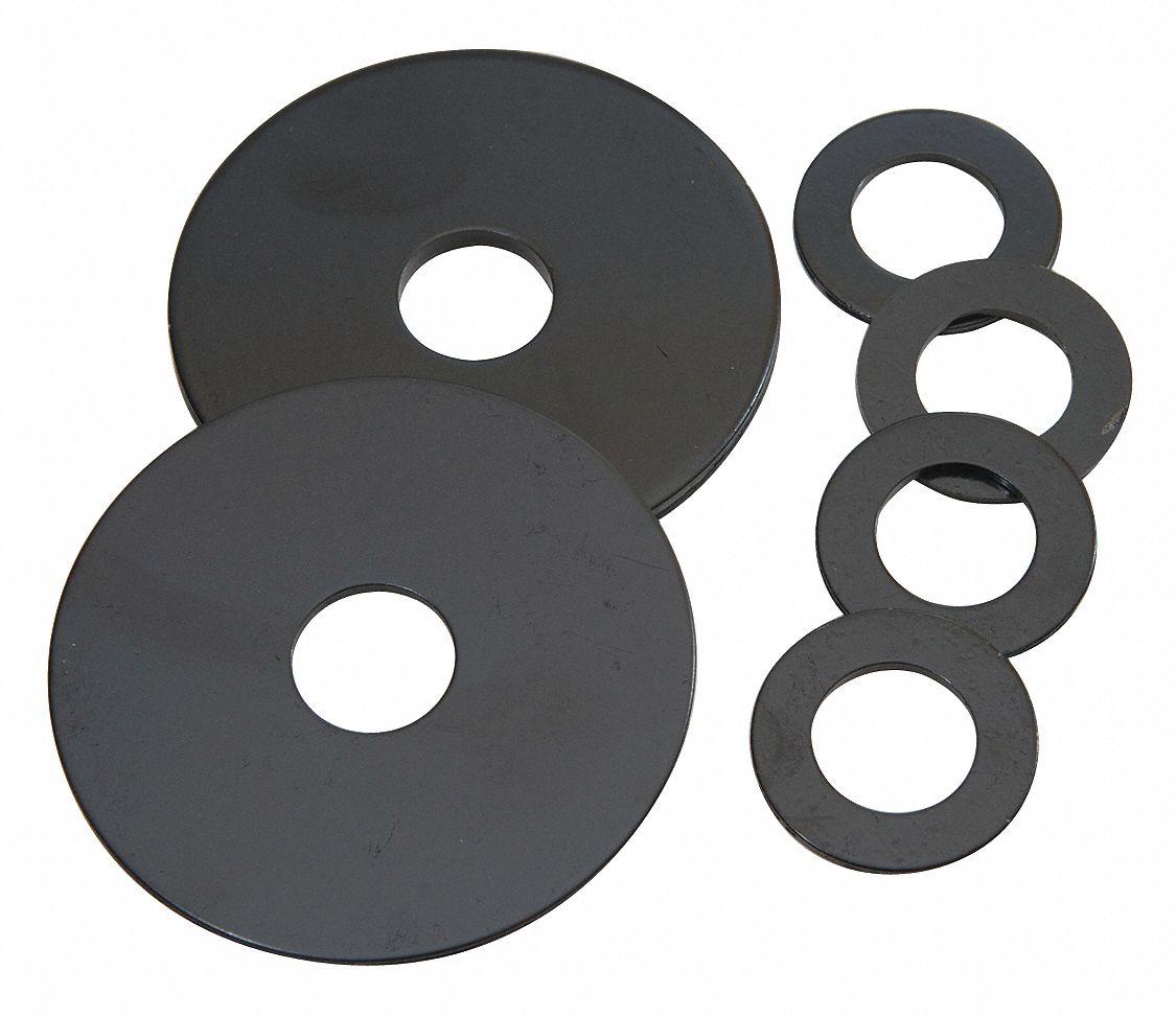 DAYTON Steel Arbor Spacer Assortment, — OD, Pieces 6 1LNE71LNE7