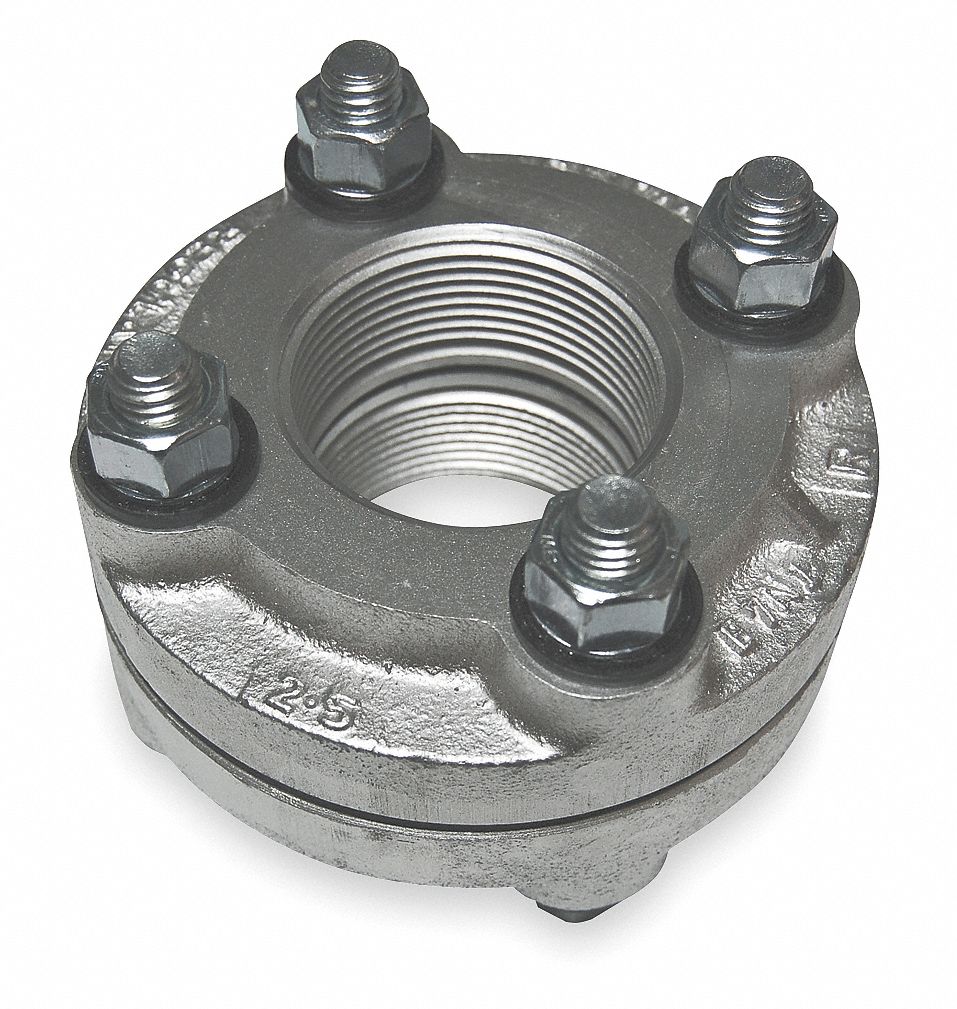 Watts 3 In Galvanized Malleable Iron Malleable Iron Dielectric Flange With Fip X Fip Fitting Connection T 1lpj2 3200 3 Grainger