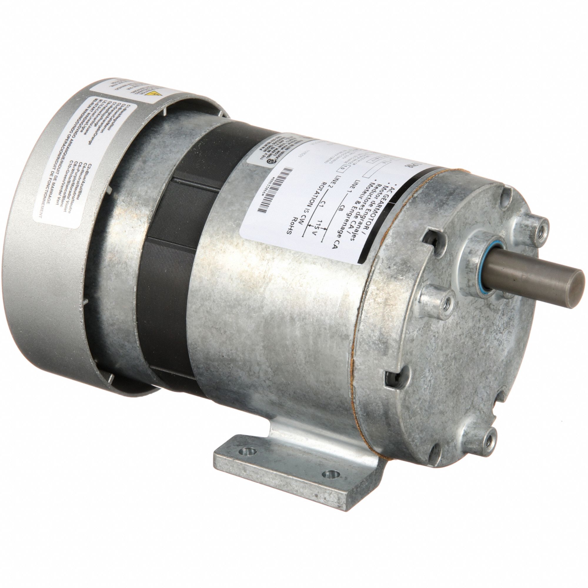 DAYTON, Parallel, Single Output Shaft, AC Gearmotor - 1LPN8|1LPN8 ...