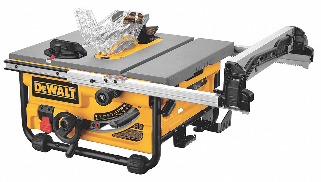 Dewalt Portable Table Saw 10 Blade Dia 5 8 Arbor Size 1lpr1