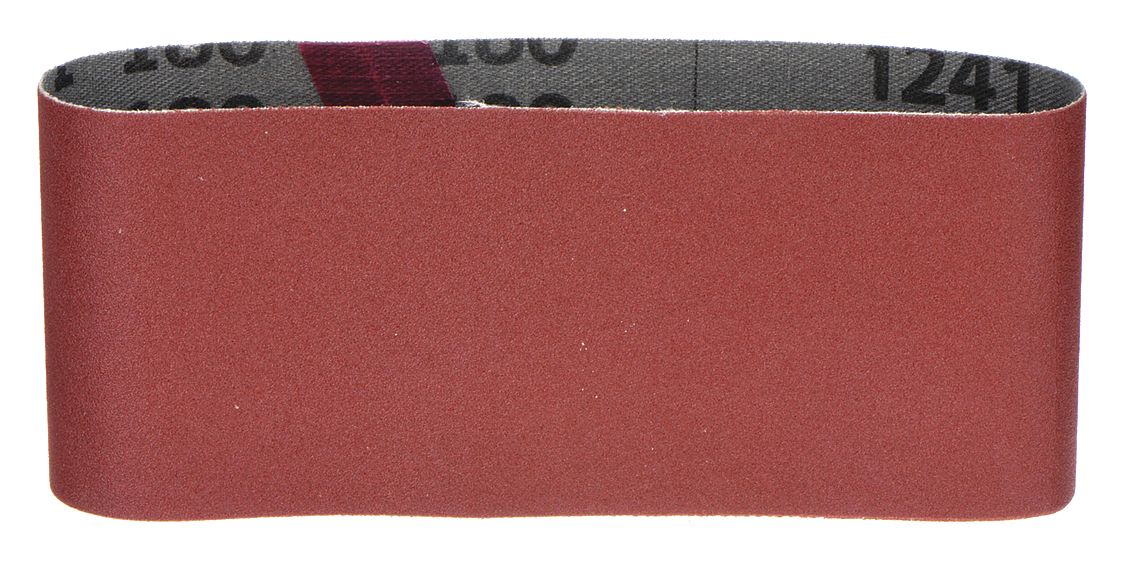 Sanding Belt, 2.5 Wx14 In L, AO, 180G, PK5