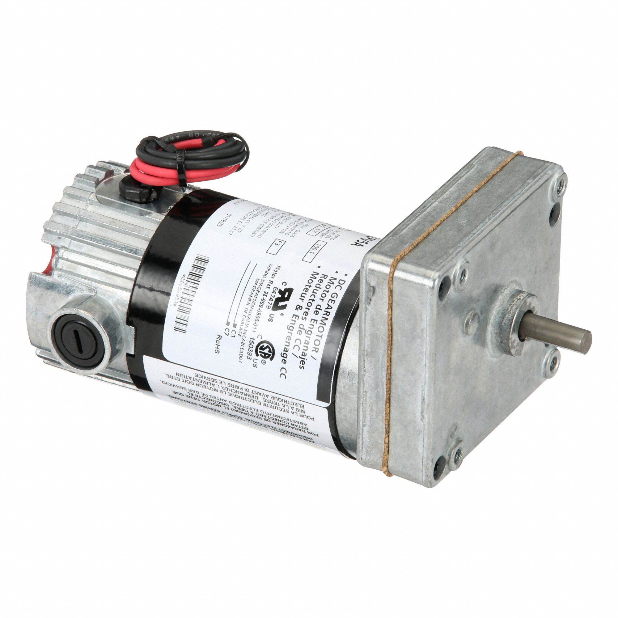 MOTEUR ENGRENAGE 32TR/MIN 12VCC