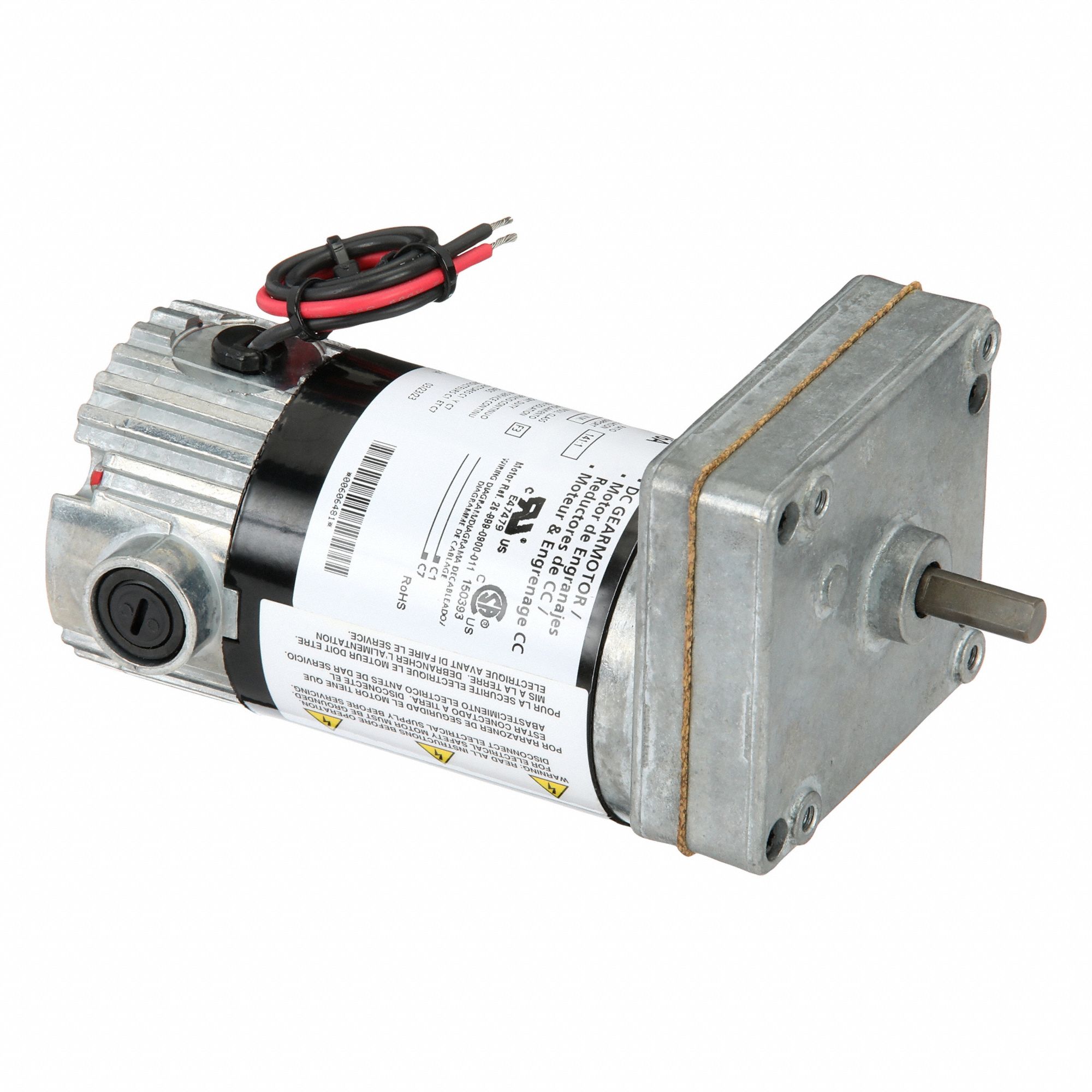 MOTEUR ENGRENAGE 21TR/MIN 12VCC