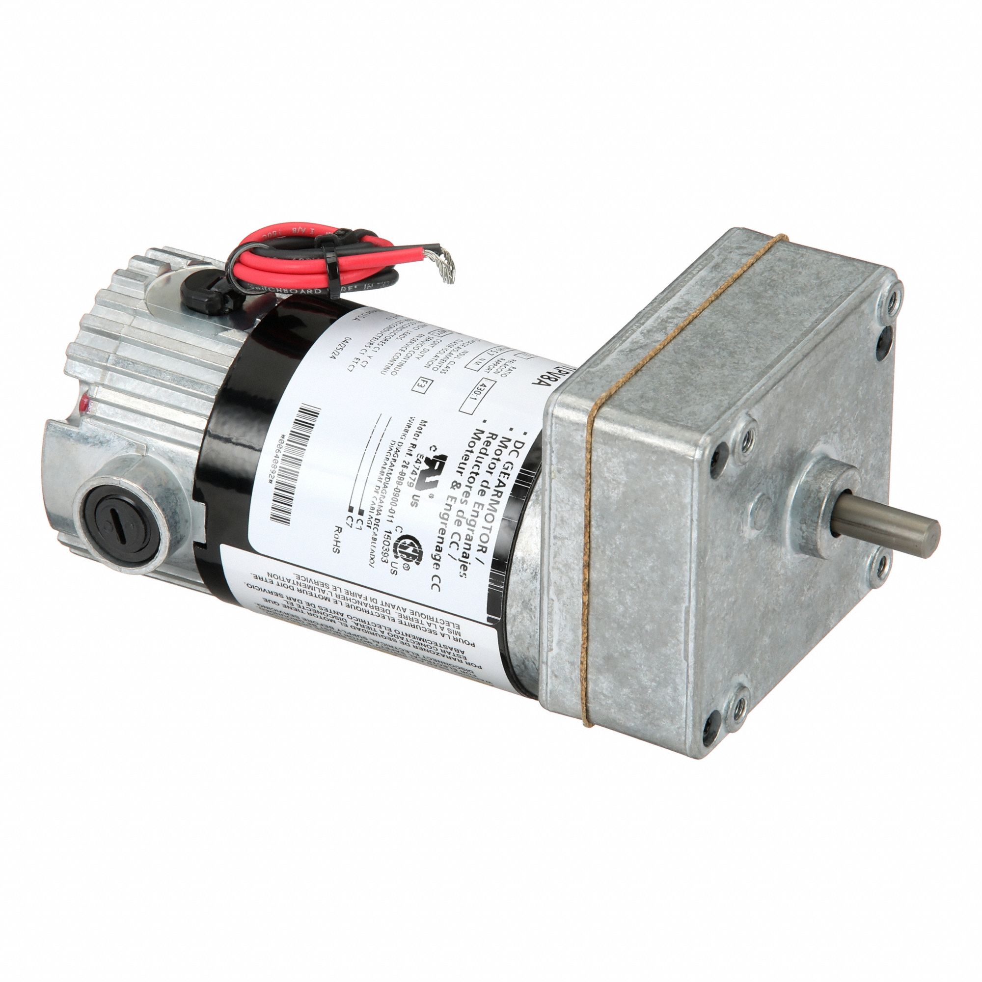 MOTOREDUCTEUR 6RPM 50 TORQUE 12VDC