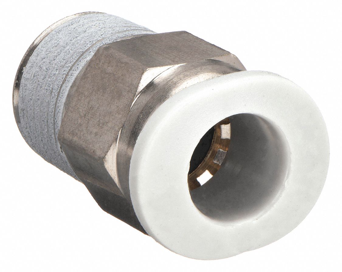 Adapter, 1/4", Tube x MNPT, PK10