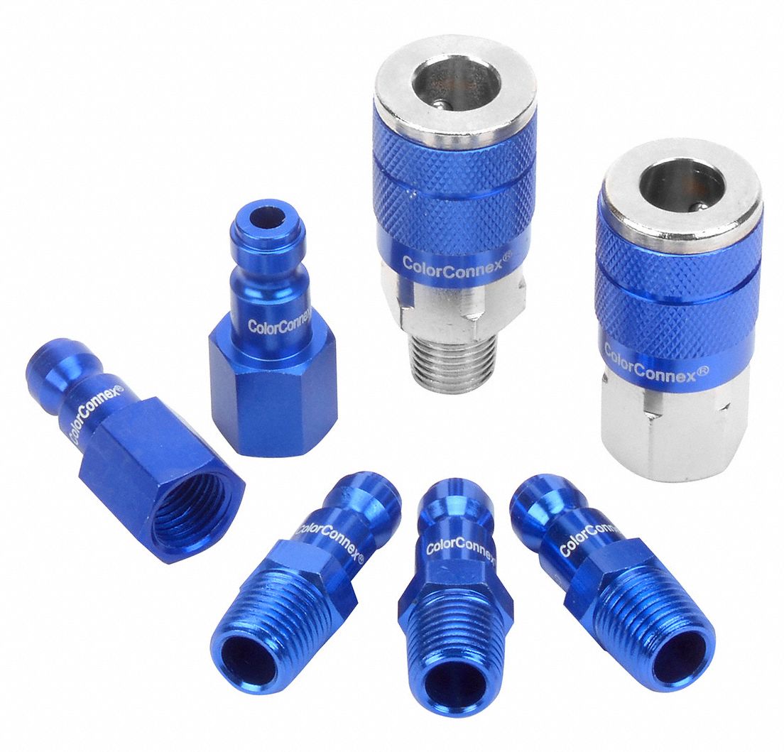 LEGACY Quick Connect Hose Coupling Set: 1/4 in Coupling Size, 300 psi ...